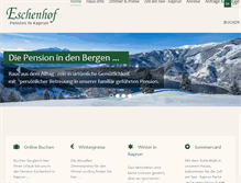 Tablet Screenshot of pensioneschenhof.net